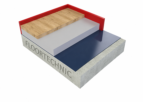 The screed is bonded directly onto the substrate by applying a bonding agent or primer.